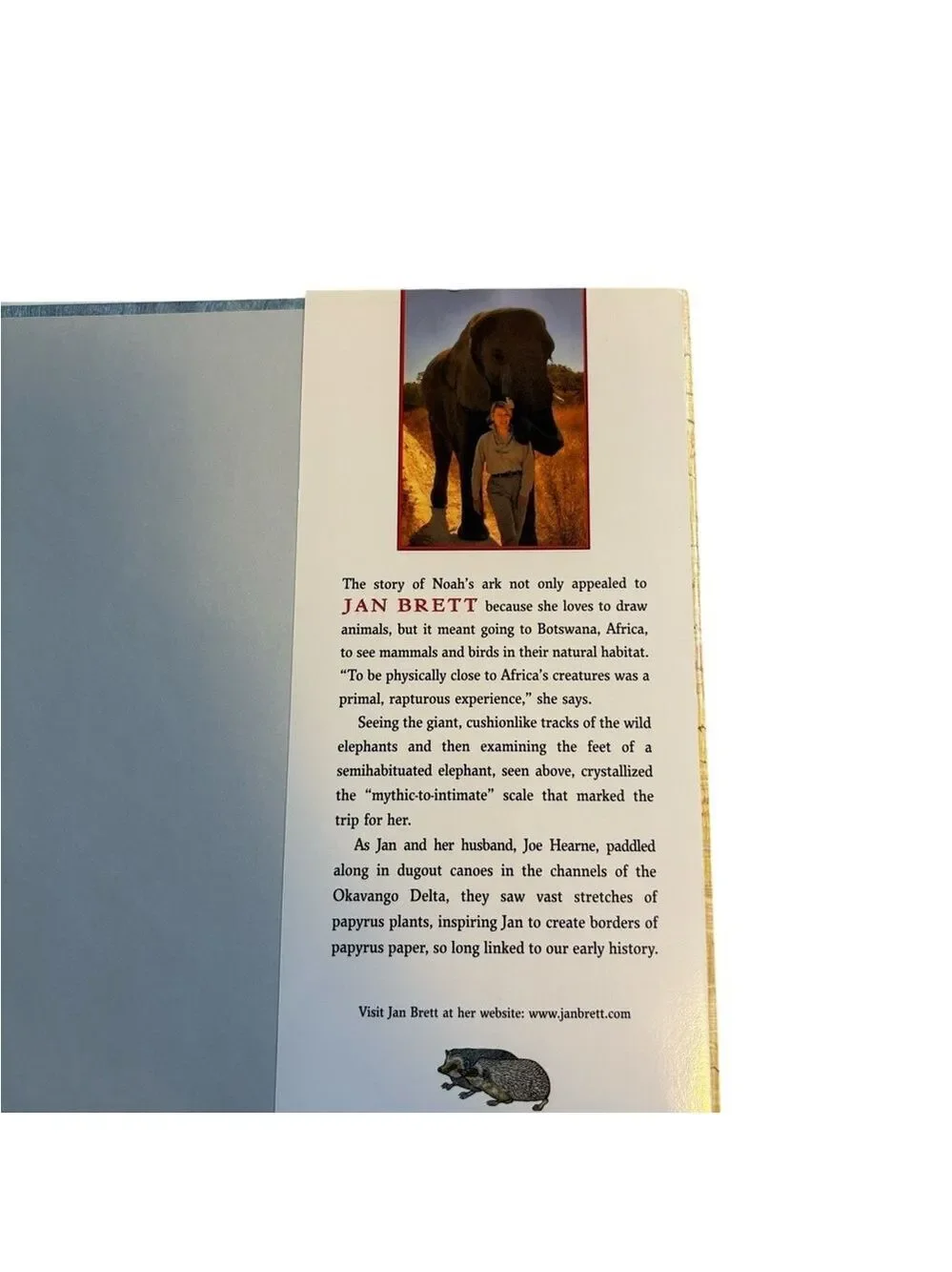 On Noah's Ark Book by Jan Brett Hardcover